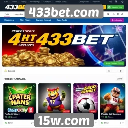 Opcões de jogos disponíveis em 433bet.com